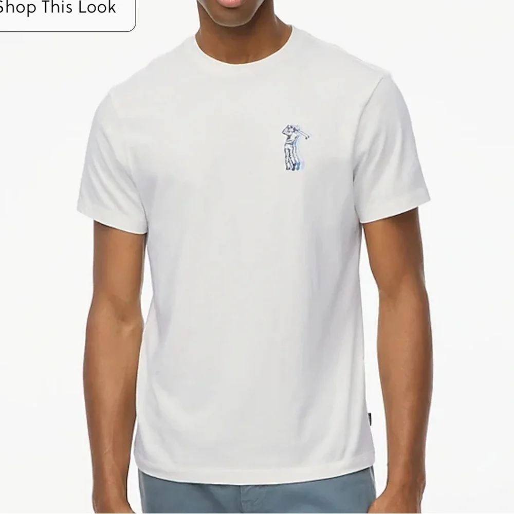 J crew golfer graphic tee